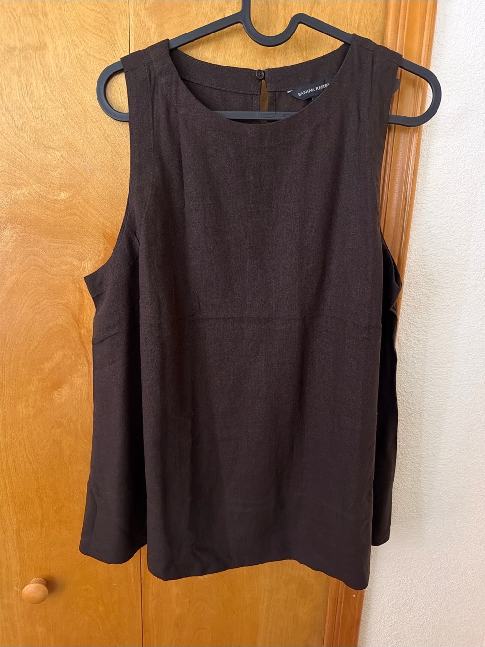 Banana Republic Brown Linen Top
